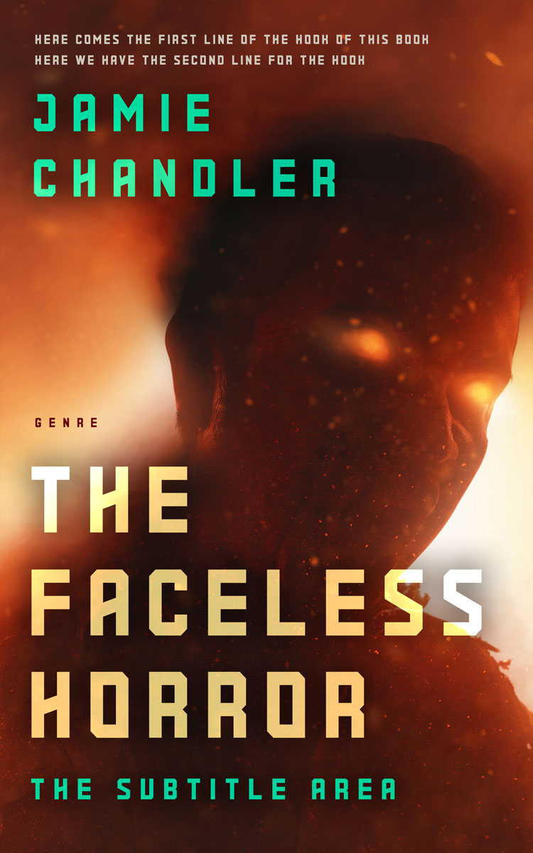 2D view of Premade Horror Book Cover - Paco