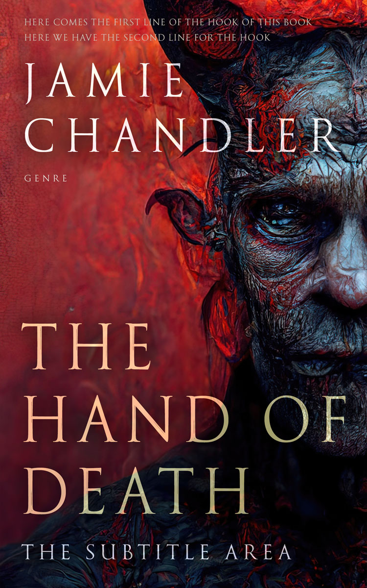 2D view of Premade Horror Book Cover - Gondola