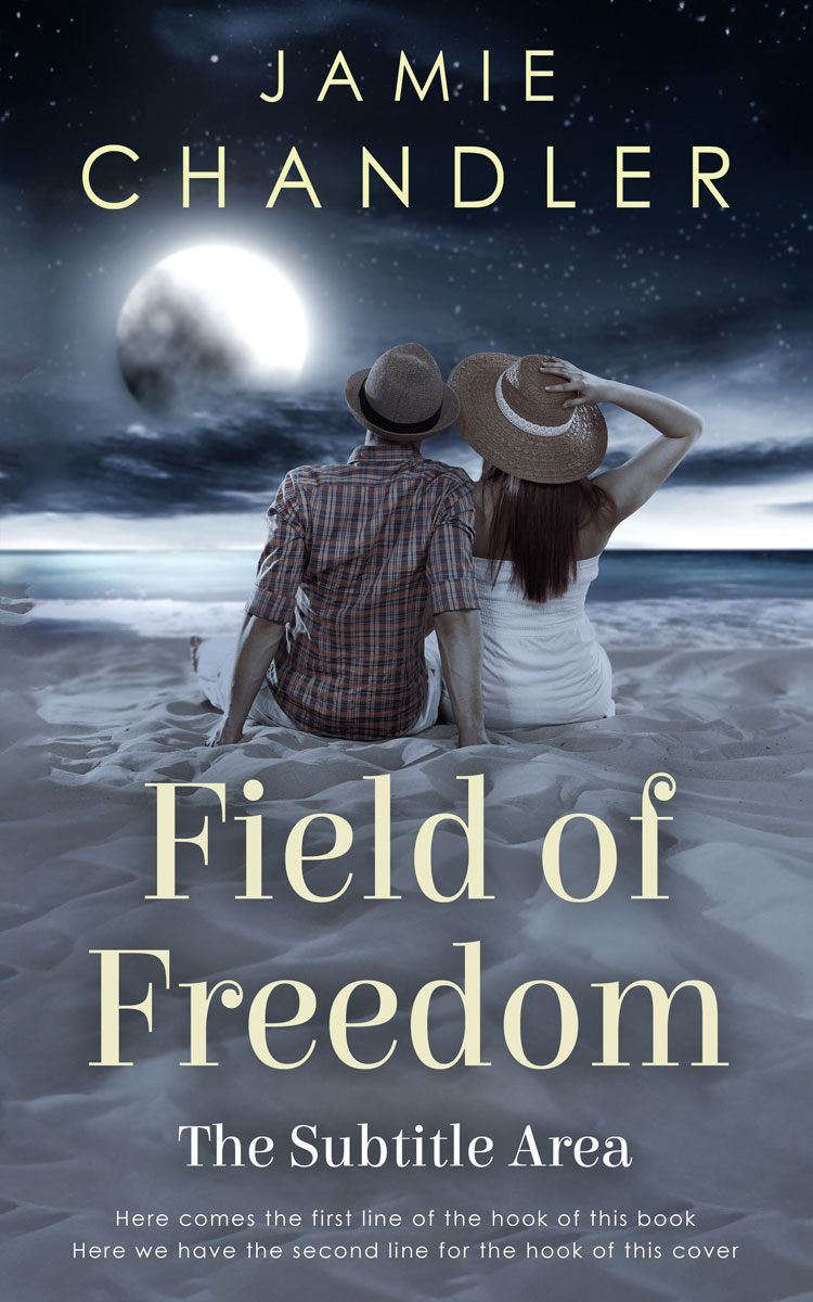 2D view of Shuttle Gray #30882 - Premade Romance Book Cover