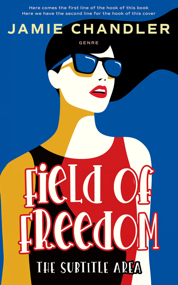 2D view of Wheat #30916 - Premade Chick Lit Book Cover