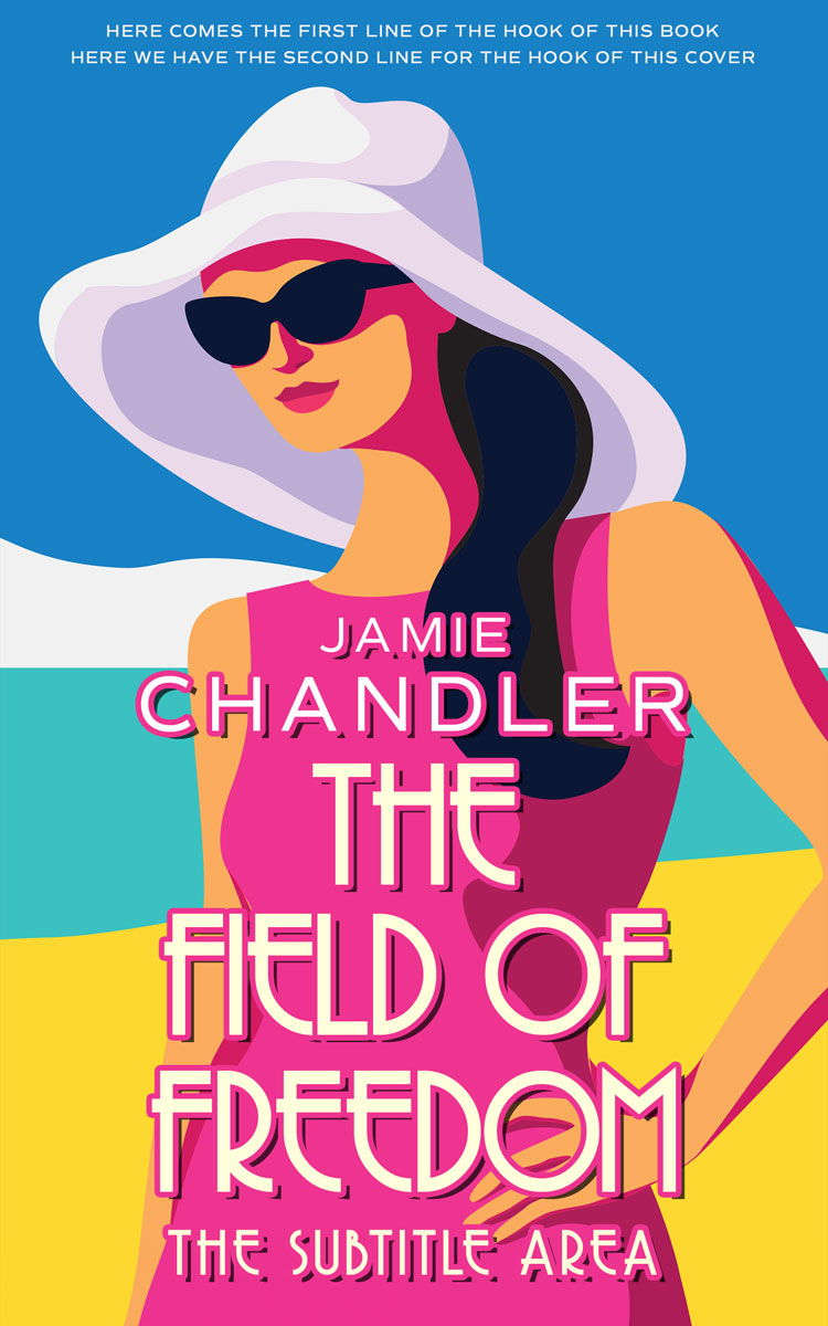 2D view of Curious Blue #30931 - Premade Travel Book Cover