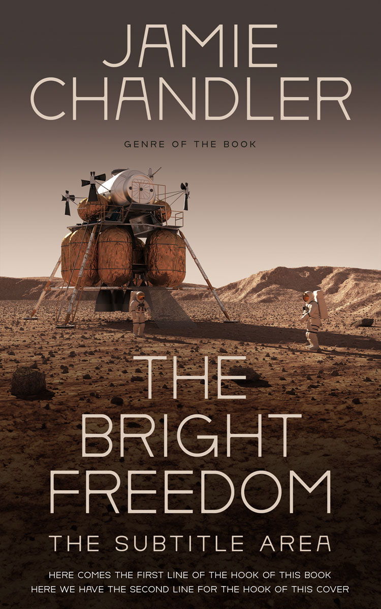 2D view of English Walnut #30951 - Premade Science Fiction Book Cover