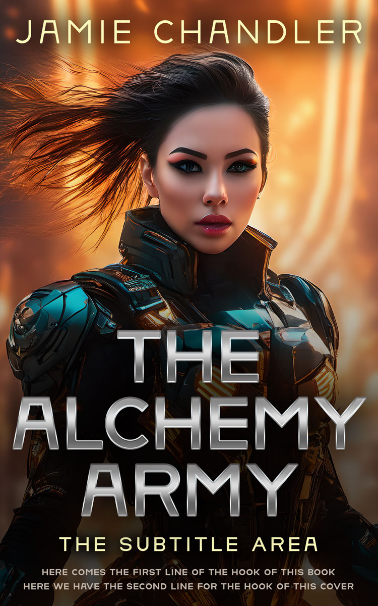 2D view of Whiskey #30965 - Premade Science Fiction Book Cover