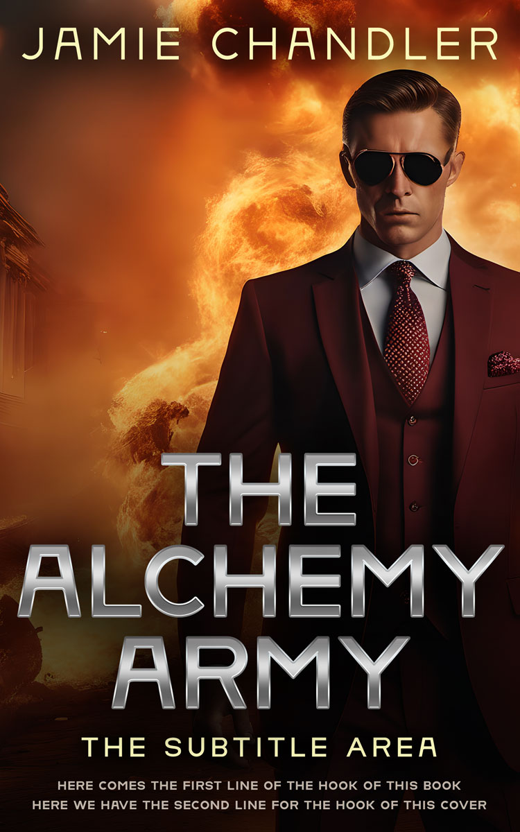 2D view of Premade Mystery & Thriller & Suspense Book Cover - Di Serria