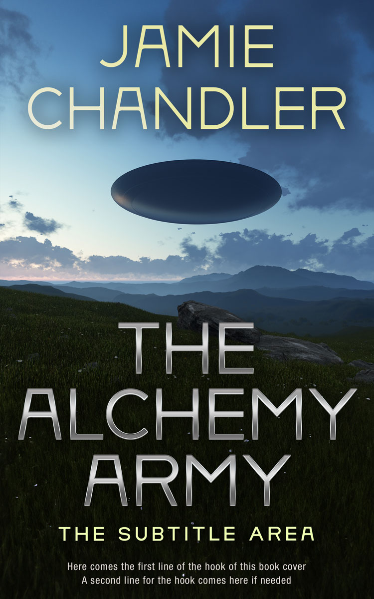 2D view of Mirage #30973 - Premade Science Fiction Book Cover