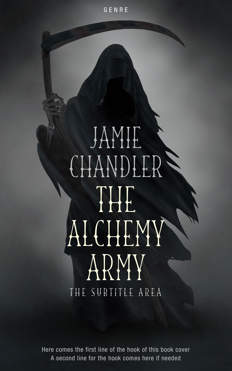 2D view of Outer Space #30977 - Premade Horror Book Cover