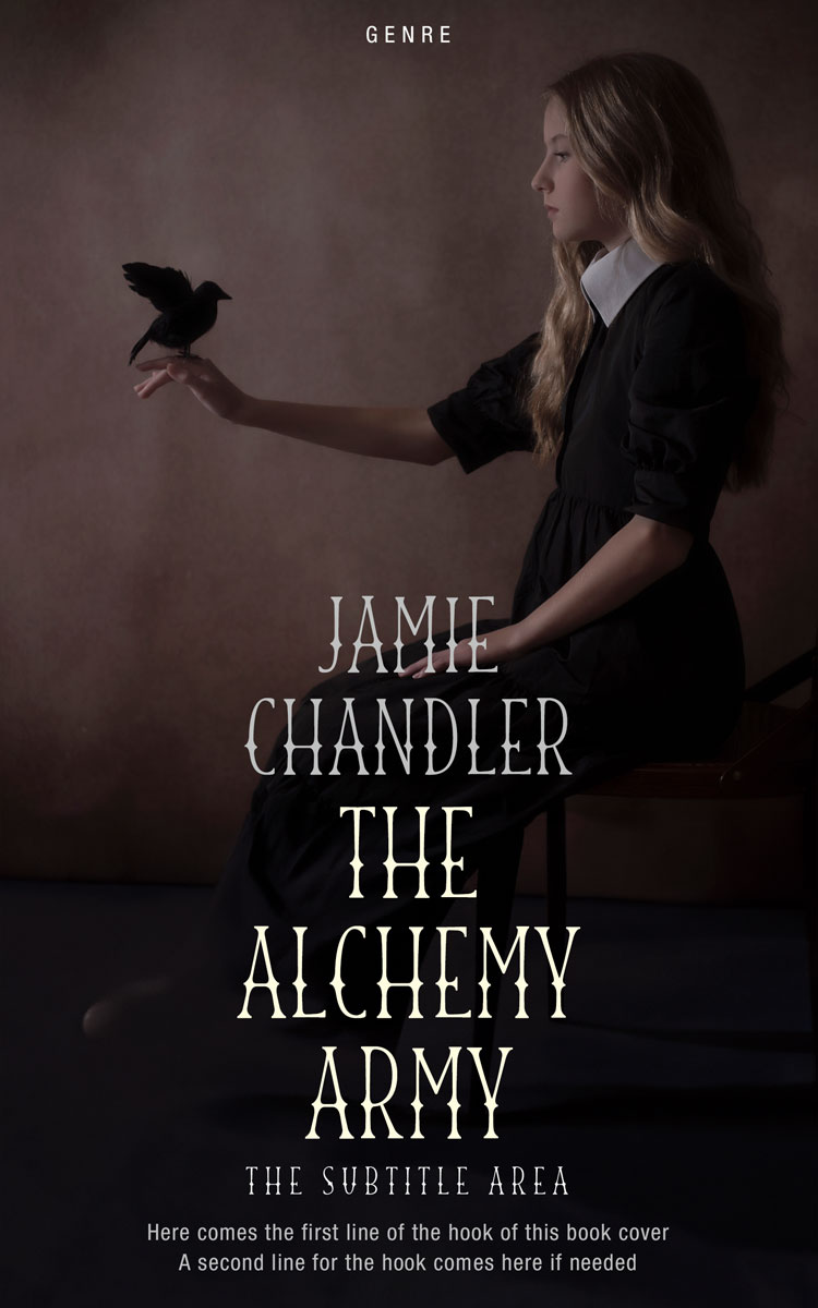 2D view of Cocoa Brown #30978 - Premade Horror Book Cover