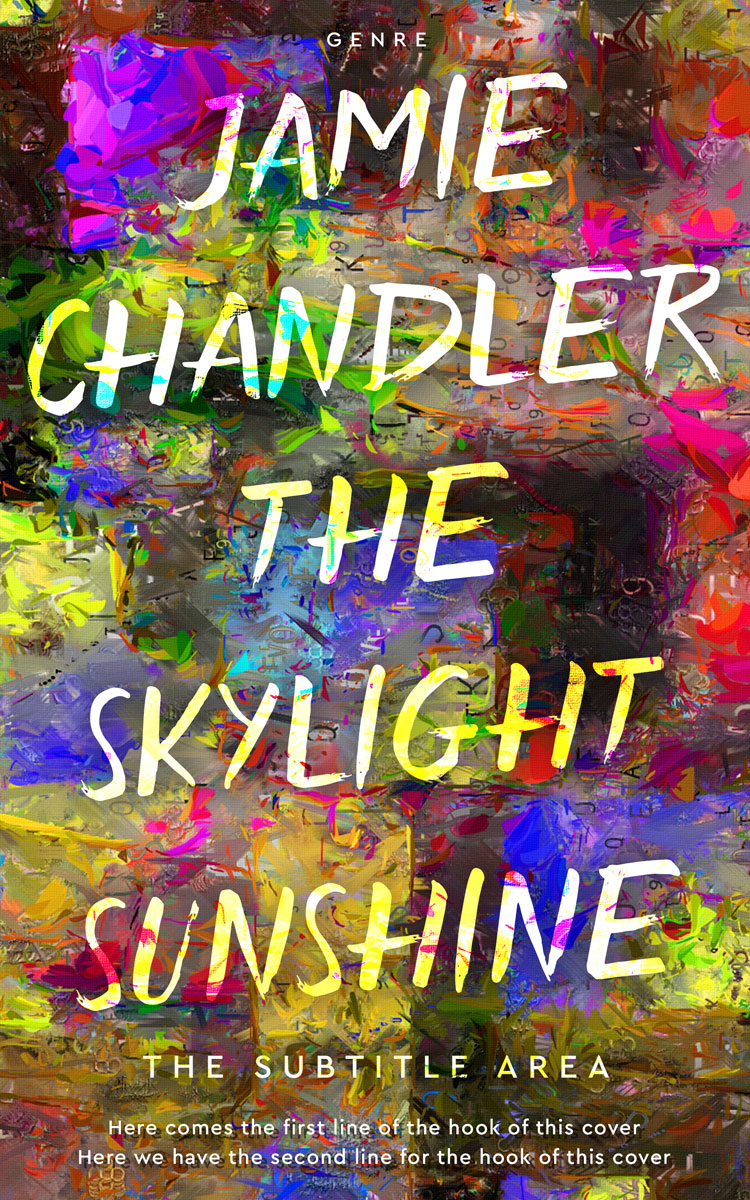 2D view of Tobacco Brown #31008 - Premade Abstract Book Cover