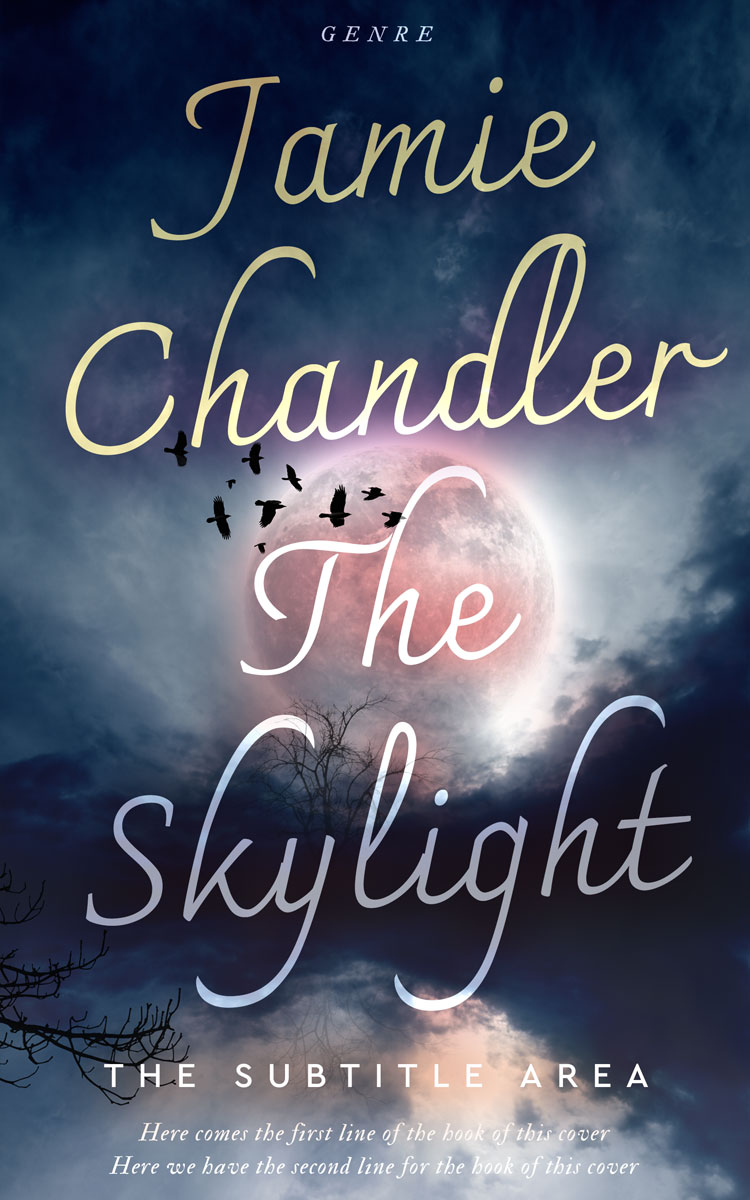 2D view of Cloud Burst #31015 - Premade Horror Book Cover