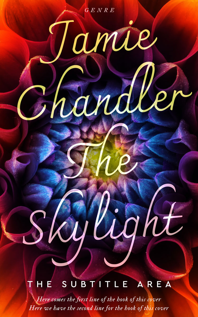 2D view of Premade Nature Book Cover - Japonica