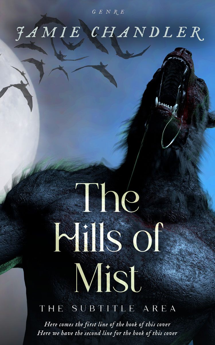 2D view of Premade Horror Book Cover - Bunker