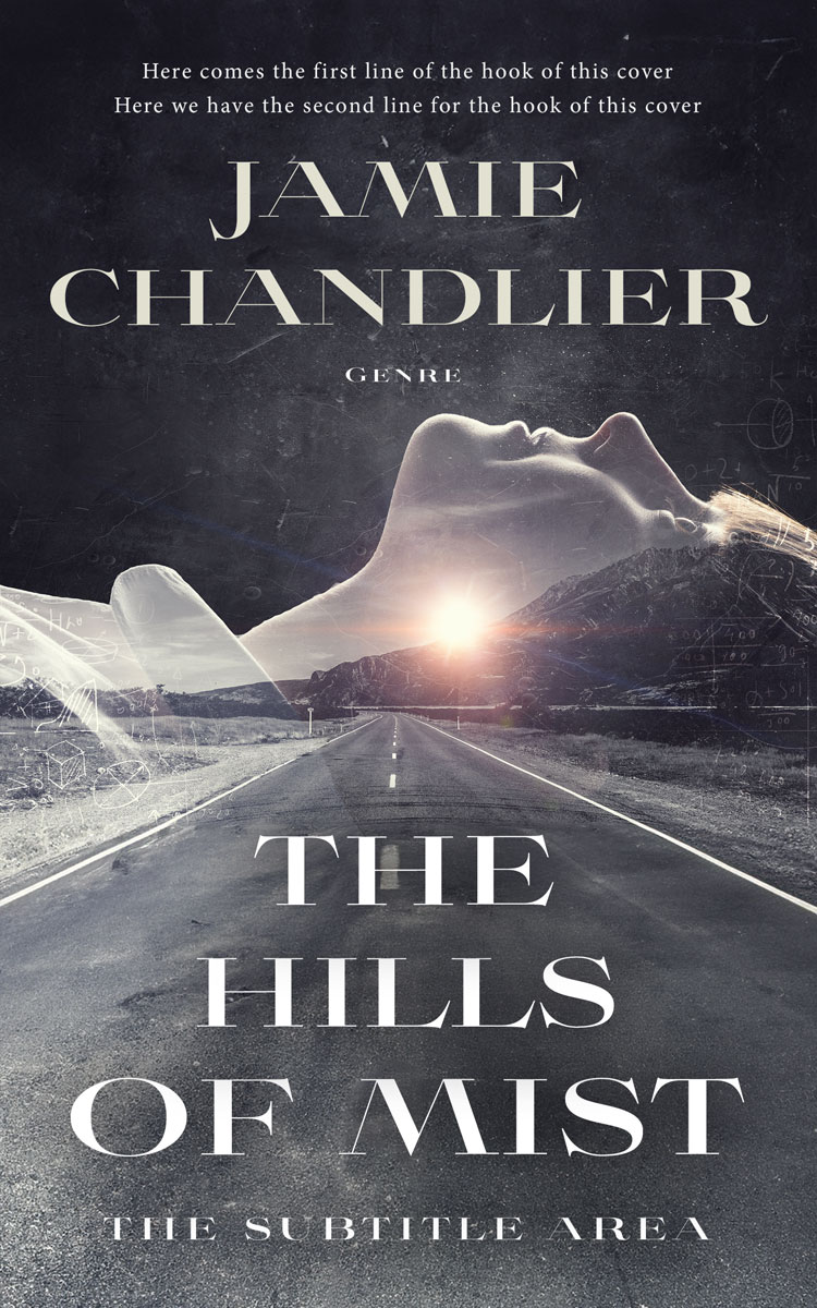 2D view of Premade Surreal Book Cover - Tuna