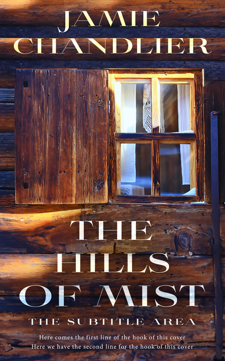 2D view of Woody Brown #31054 - Premade Literary Fiction Book Cover