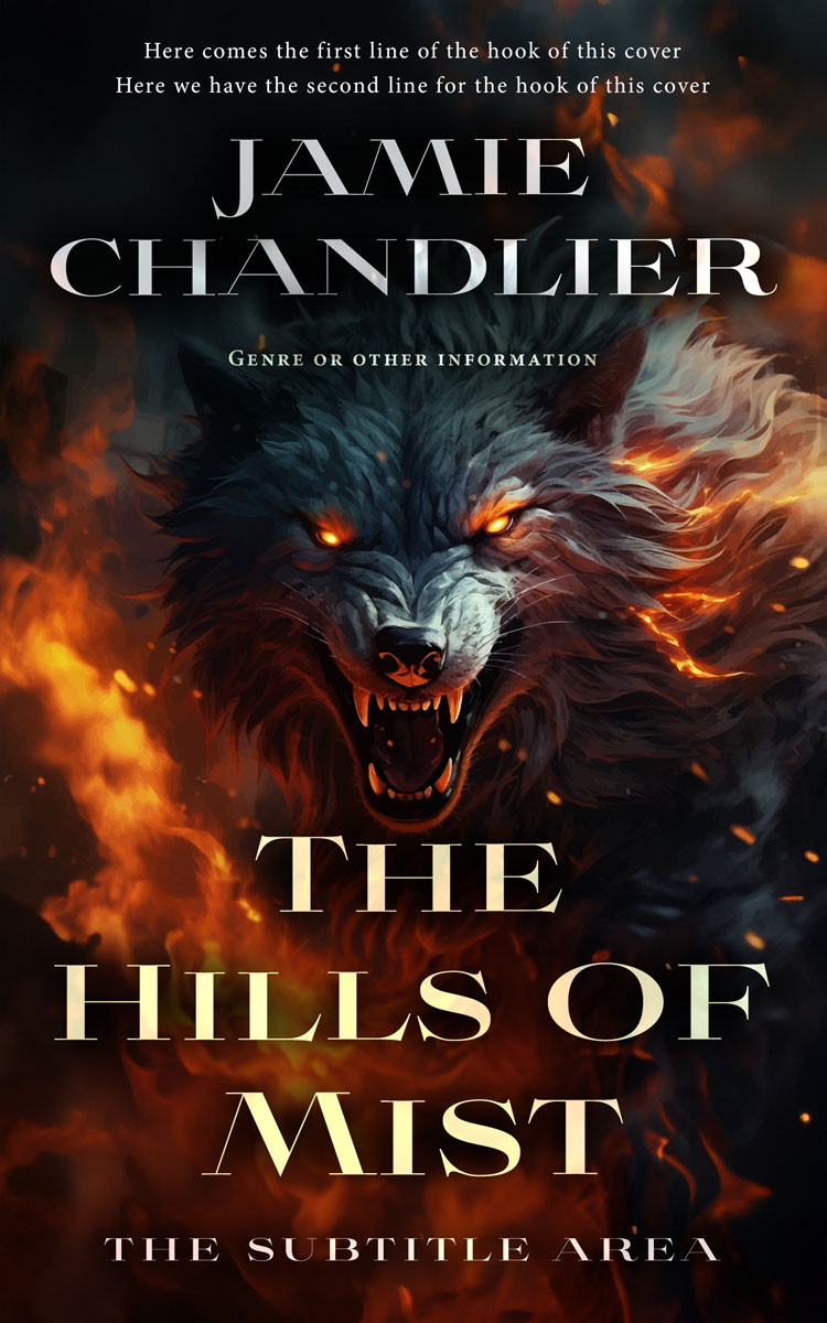 2D view of Night Rider #31065 - Premade Fantasy Book Cover