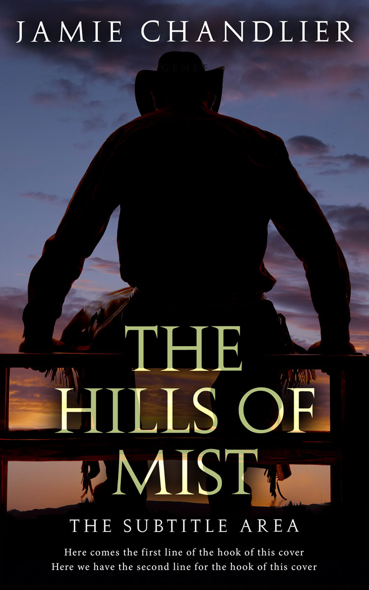 2D view of Cod Gray #31089 - Premade Action & Adventure Book Cover