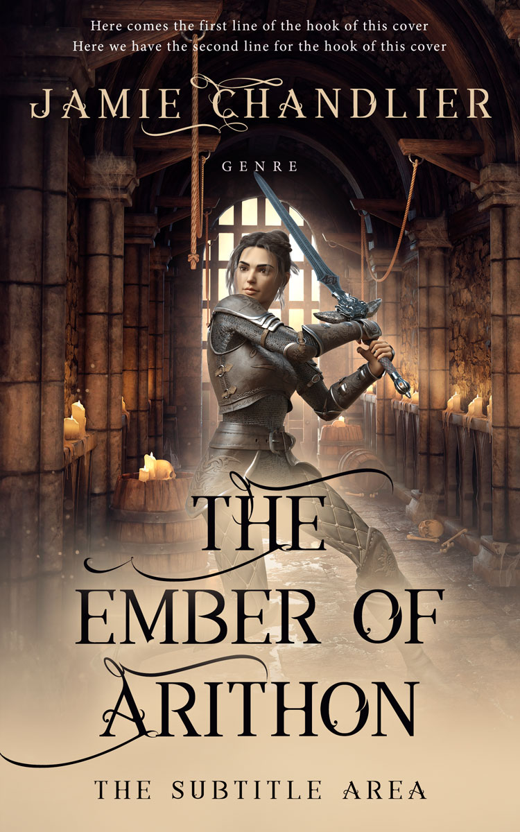 2D view of Pavlova #31202 - Premade Fantasy Book Cover