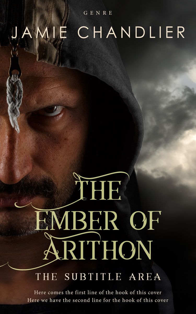 2D view of Premade Paranormal & Urban Book Cover - Zeus