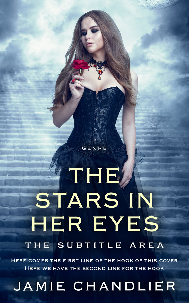 2D view of Premade Fantasy Book Cover - Nebula