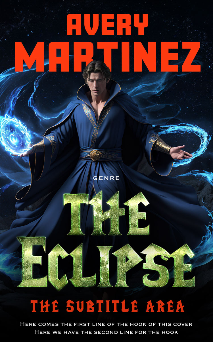 2D view of Raw Sienna #31262 - Premade Fantasy Book Cover