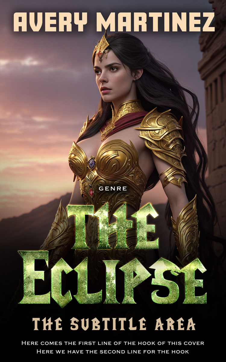 2D view of Zeus #31264 - Premade Fantasy Book Cover