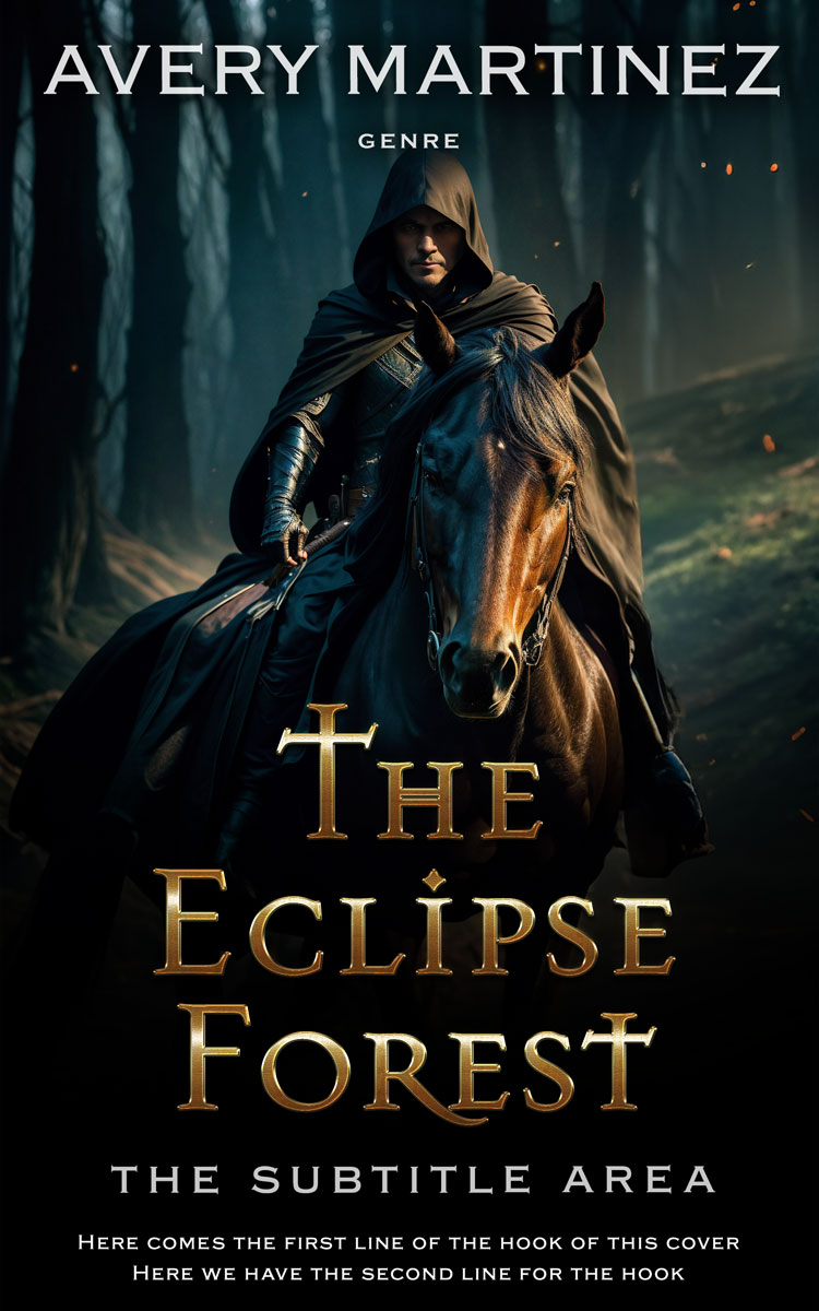 2D view of Bunker #31266 - Premade Fantasy Book Cover