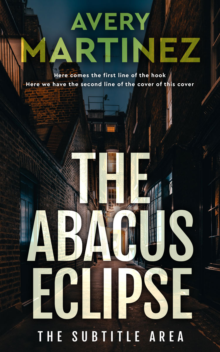 2D view of Premade Mystery & Thriller & Suspense Book Cover - Tana