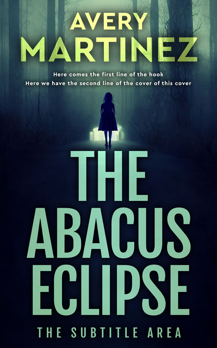 2D view of Moss Green #31289 - Premade Mystery & Thriller & Suspense Book Cover