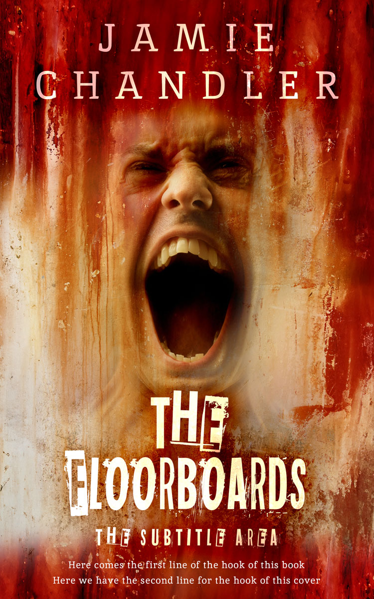 2D view of Premade Horror Book Cover - Prairie Sand