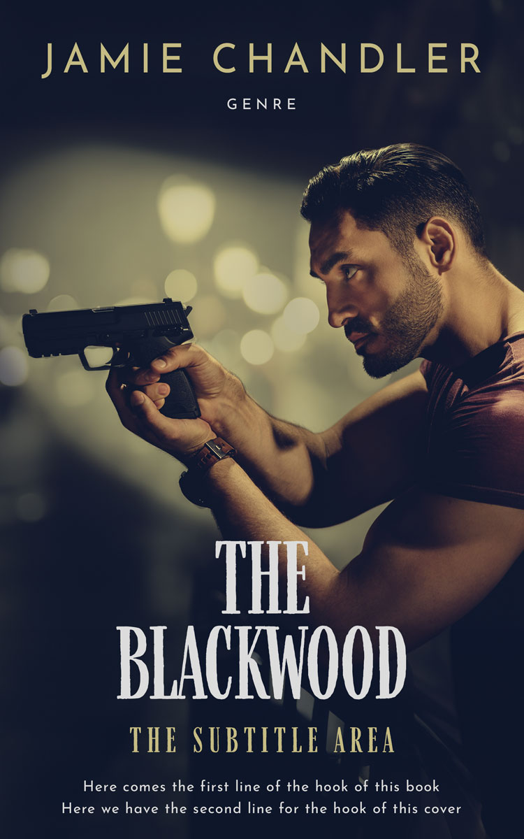 2D view of Premade Mystery & Thriller & Suspense Book Cover - Charade