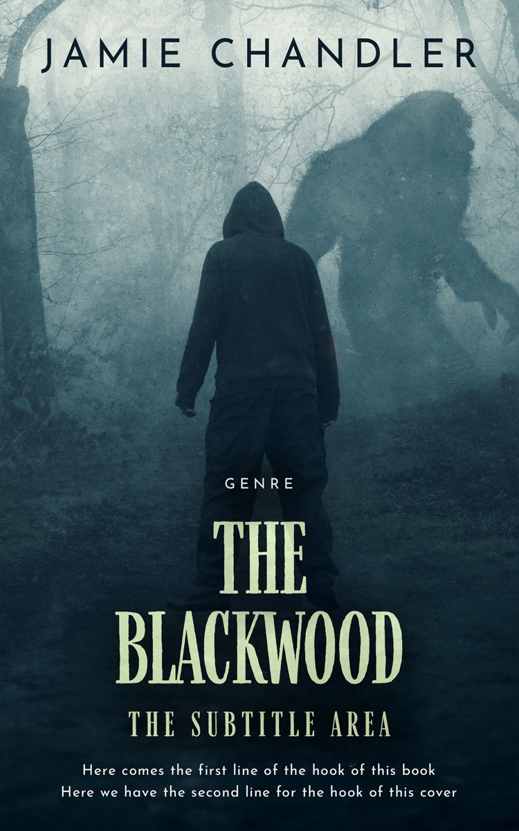 2D view of Powder Ash #31344 - Premade Horror Book Cover