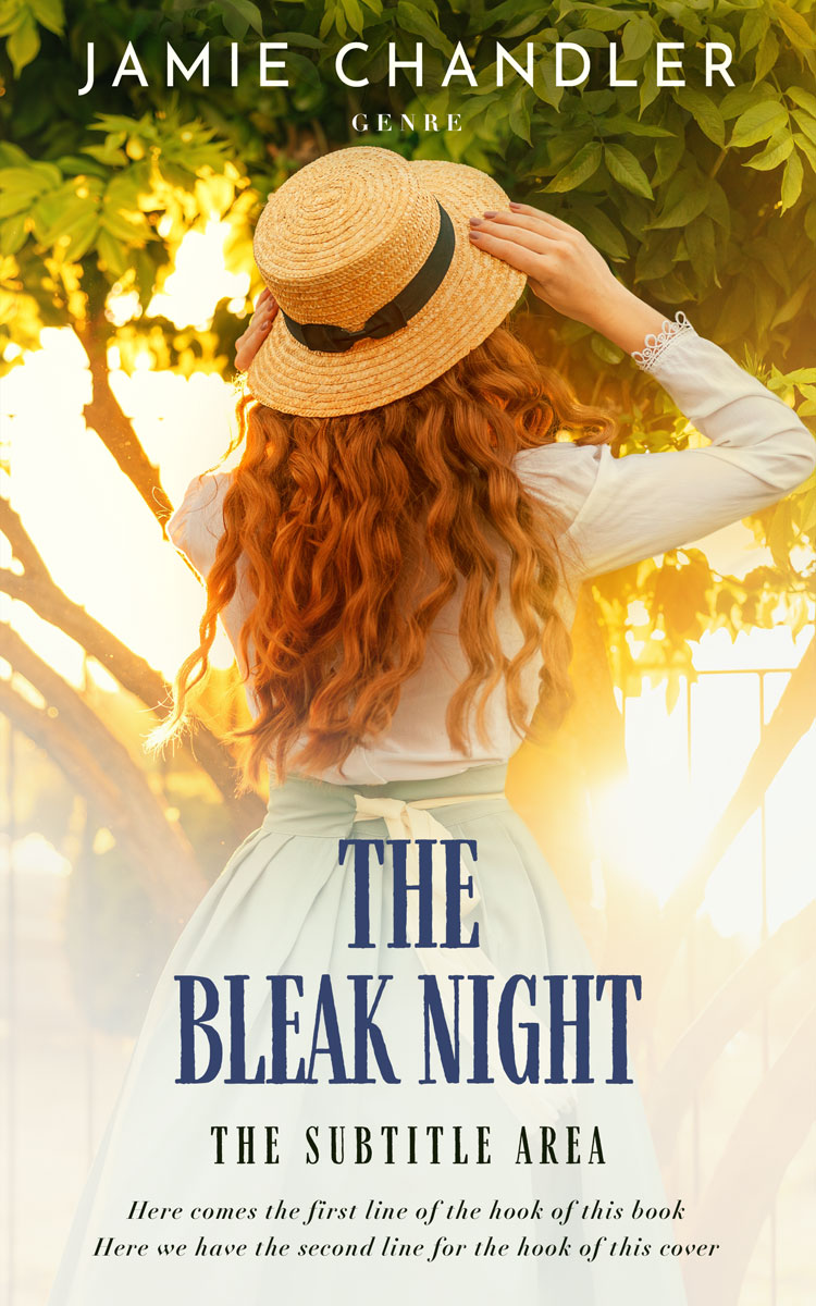 2D view of Premade Teen & Young Adult Book Cover - Thatch Green