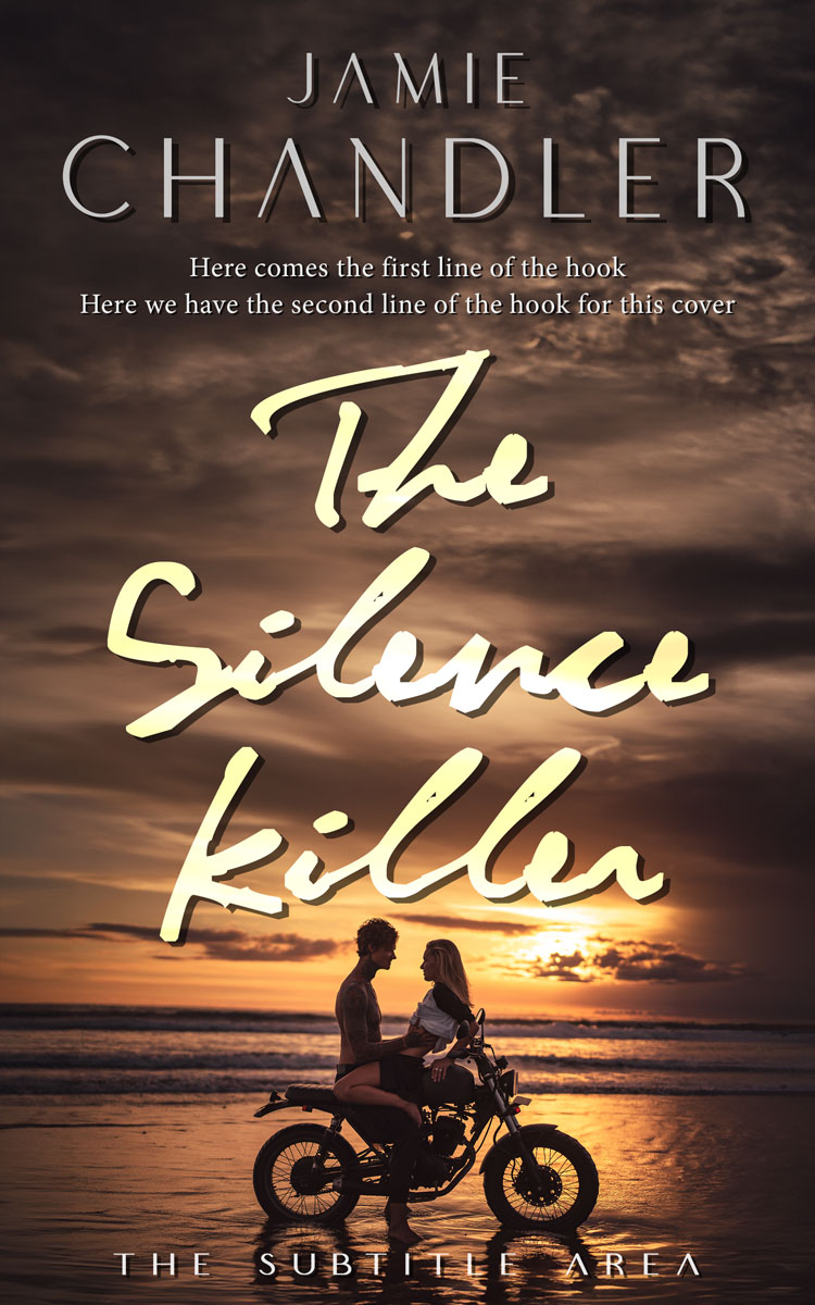 2D view of Premade Romance Book Cover - English Walnut