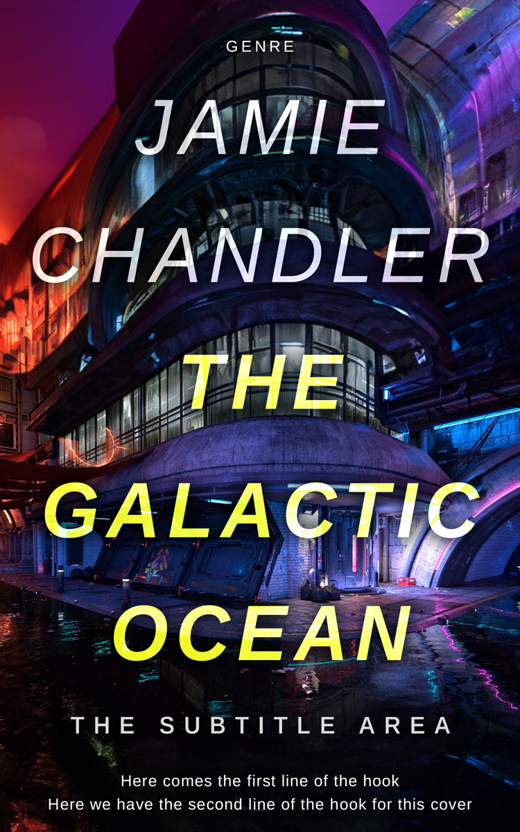 3D mockup of Cinder #31406 - Premade Science Fiction Book Cover | BookCoverZone