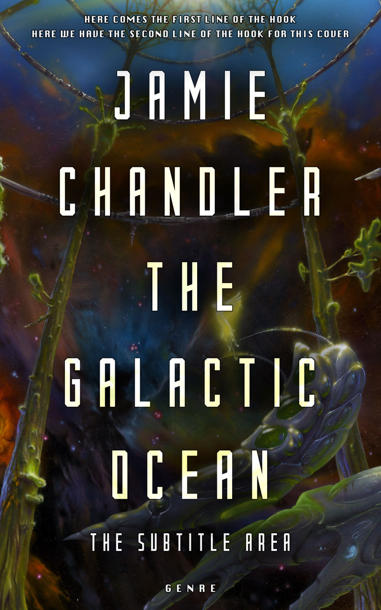 2D view of Tuatara #31411 - Premade Science Fiction Book Cover