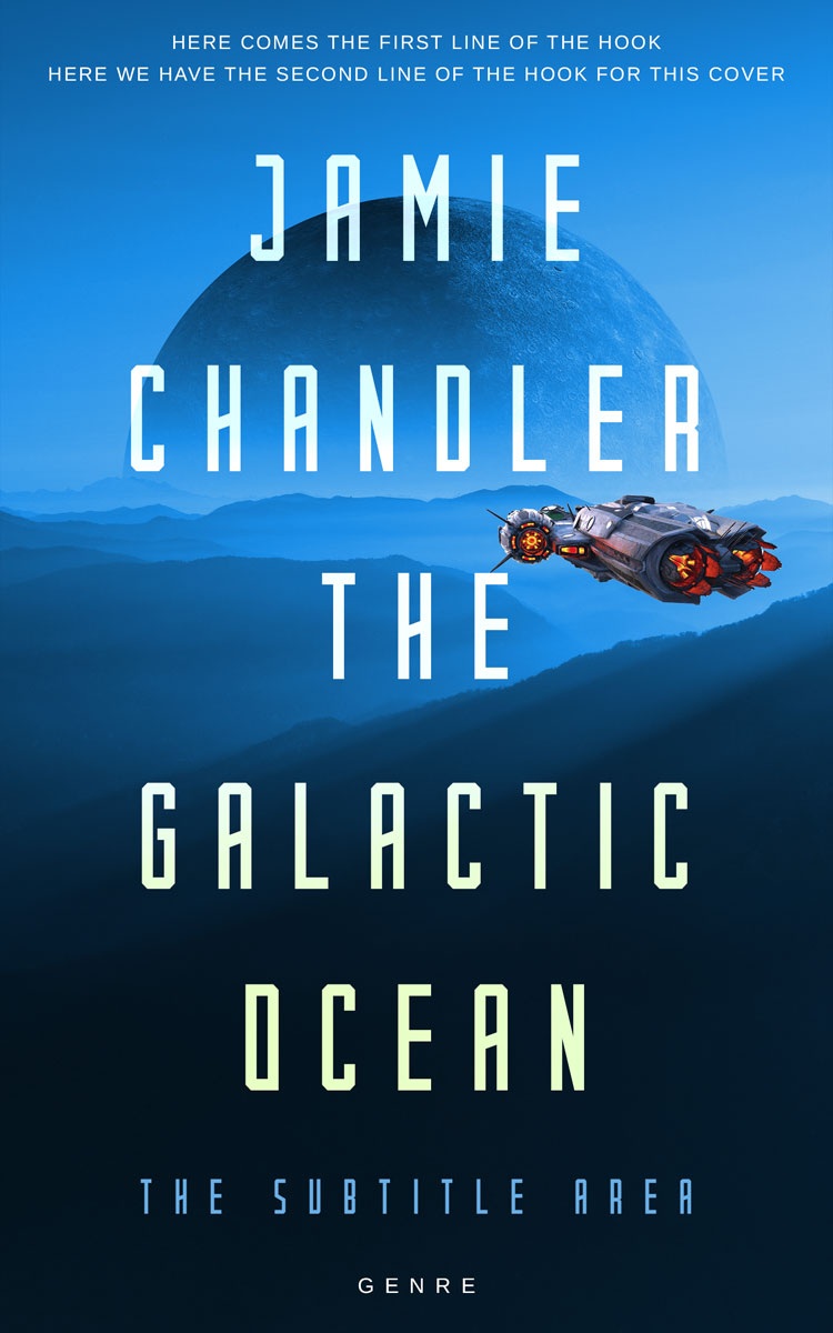 2D view of Black Pearl #31413 - Premade Science Fiction Book Cover