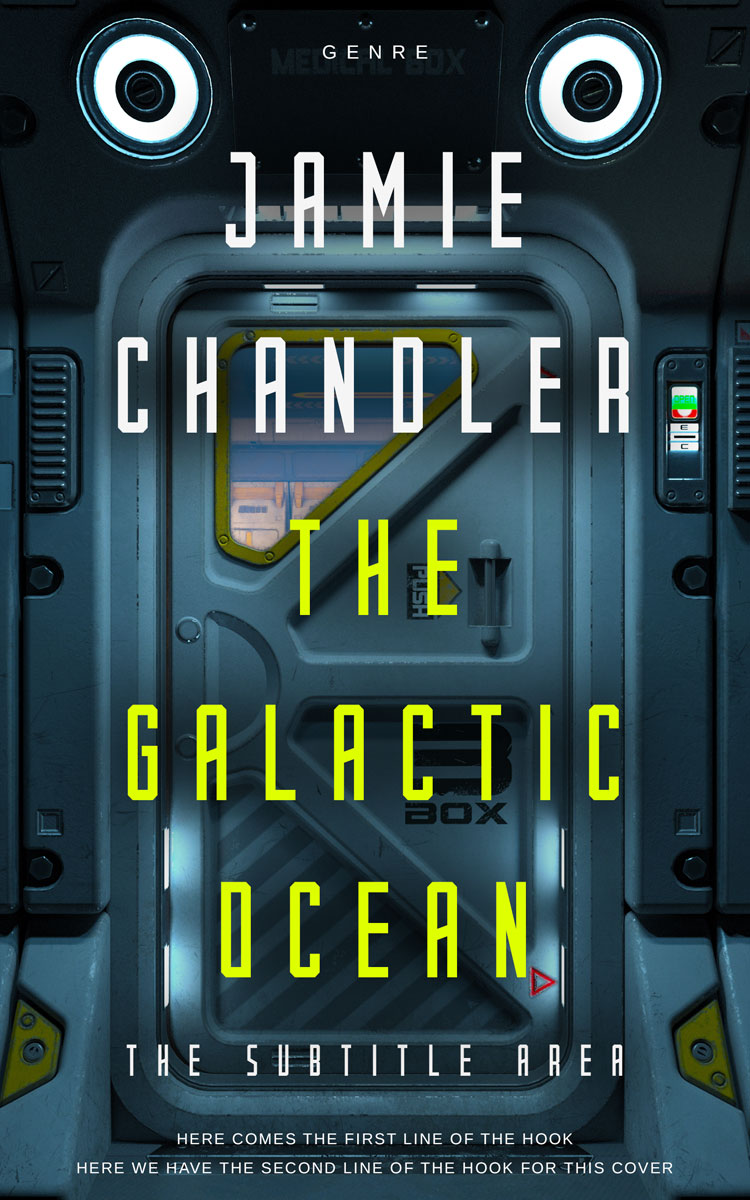 2D view of Timber Green #31414 - Premade Science Fiction Book Cover