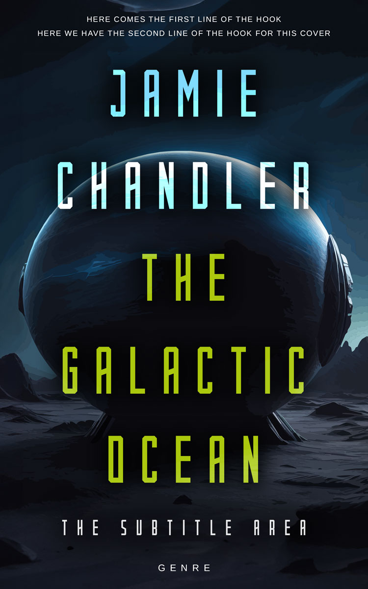 2D view of Bunker #31422 - Premade Science Fiction Book Cover