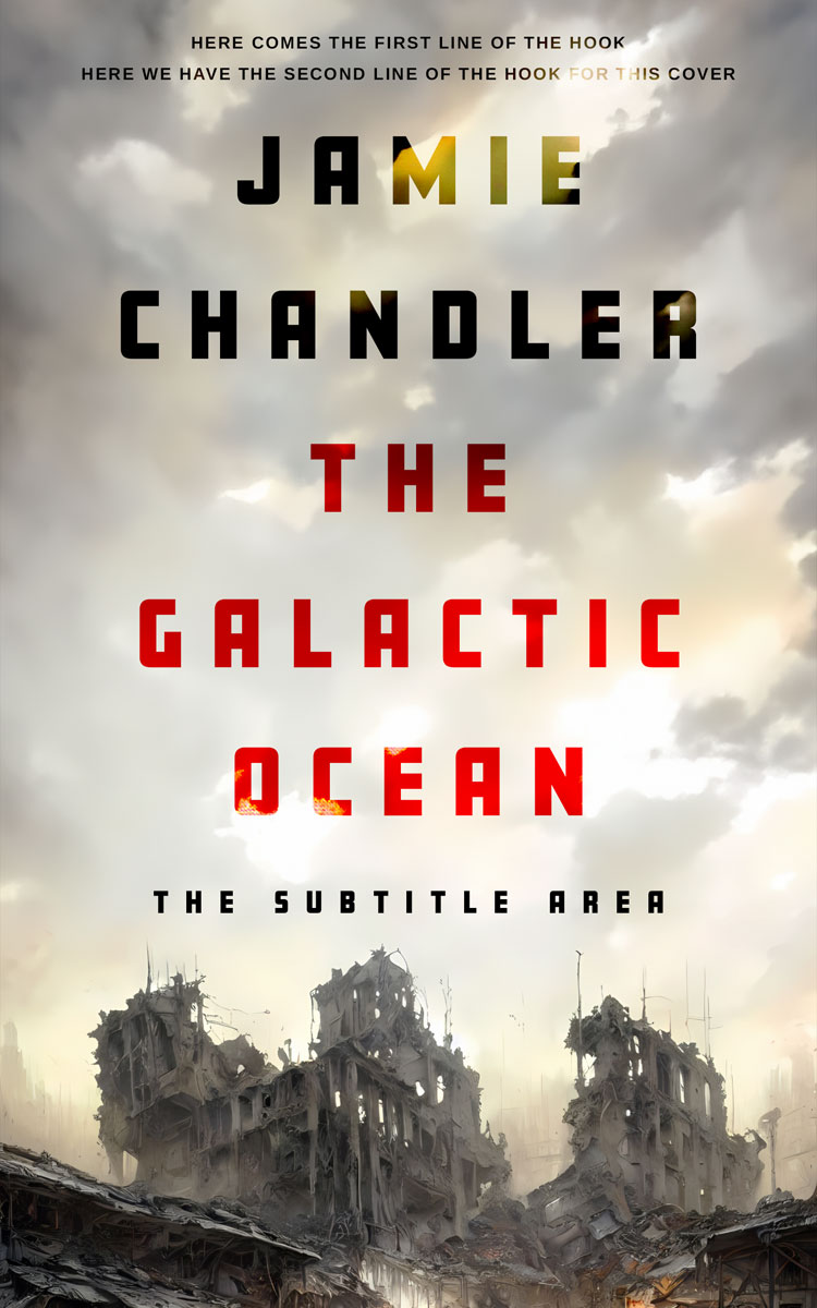 2D view of Swirl #31429 - Premade Apocalyptica Book Cover