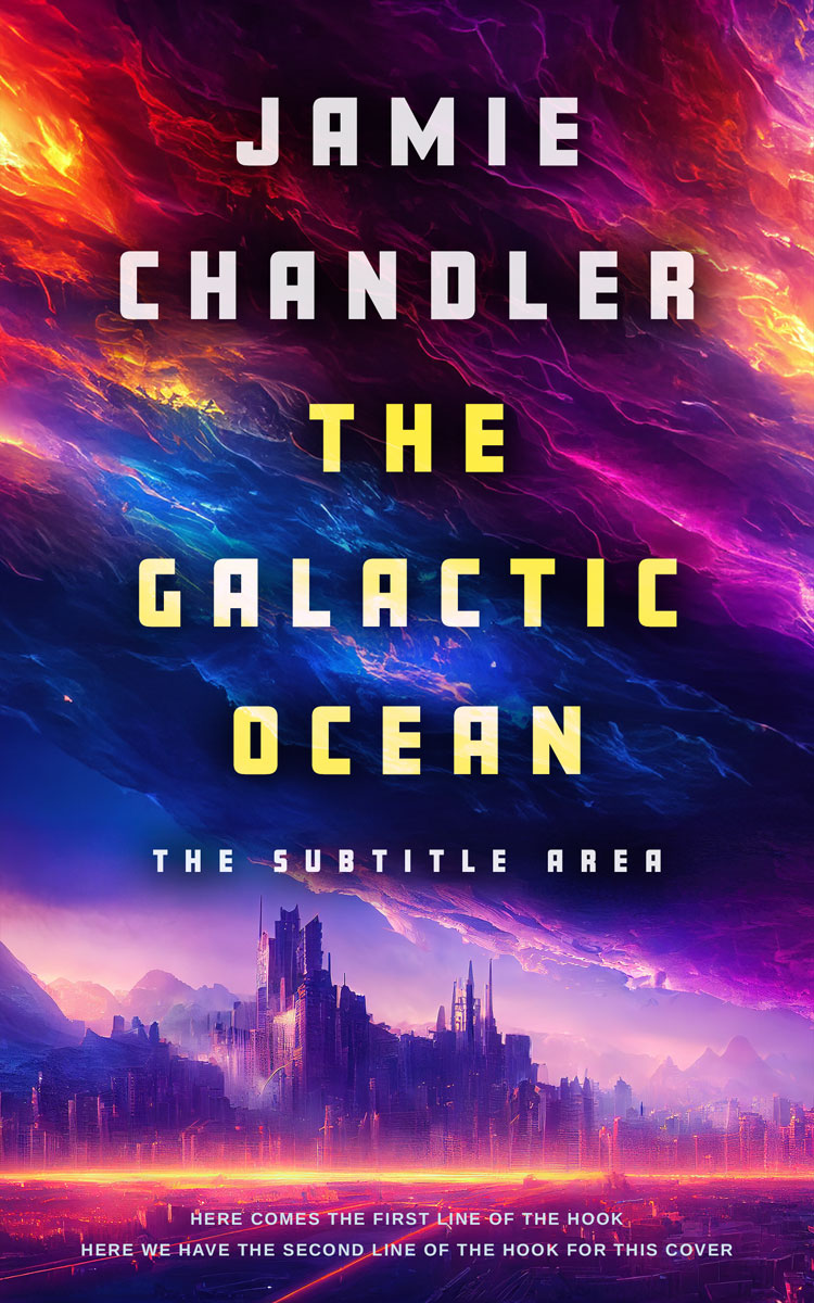 2D view of Petite Orchid #31431 - Premade Science Fiction Book Cover