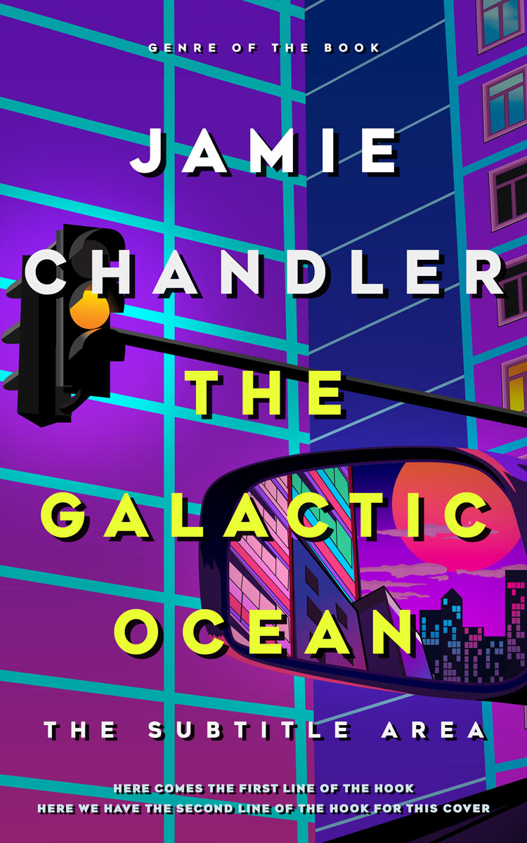 2D view of Premade Science Fiction Book Cover - Daisy Bush