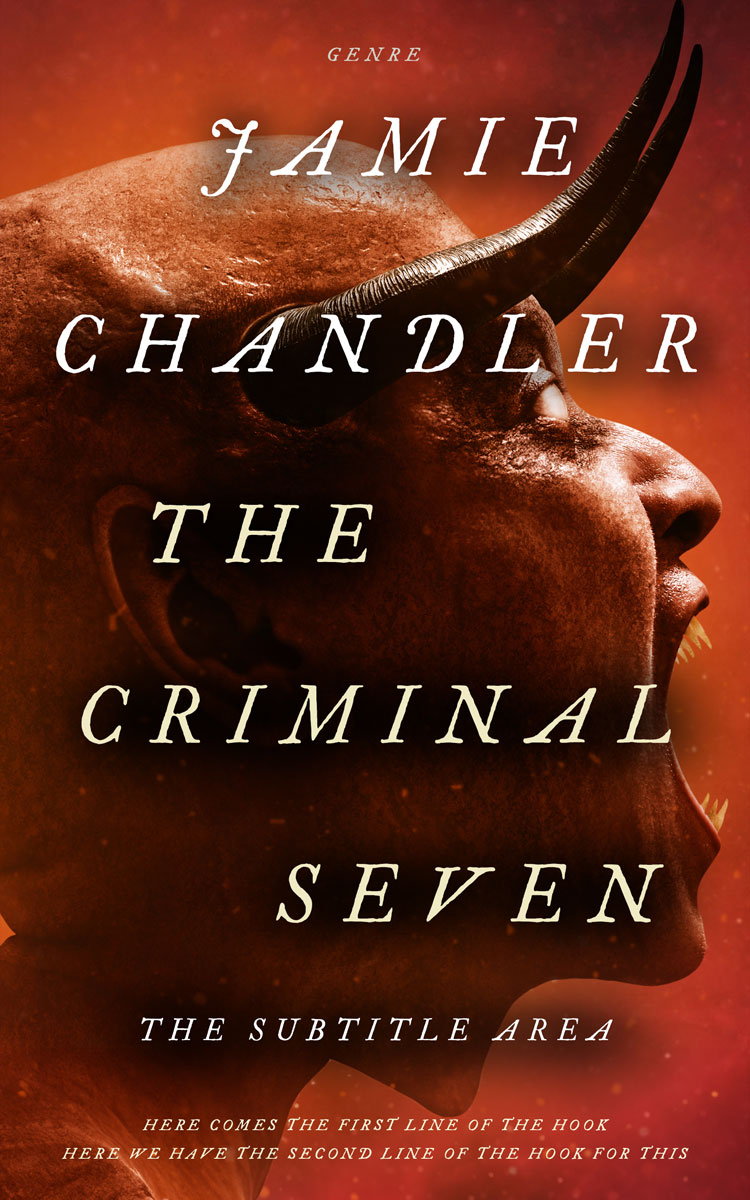 2D view of Premade Horror Book Cover - Rebel