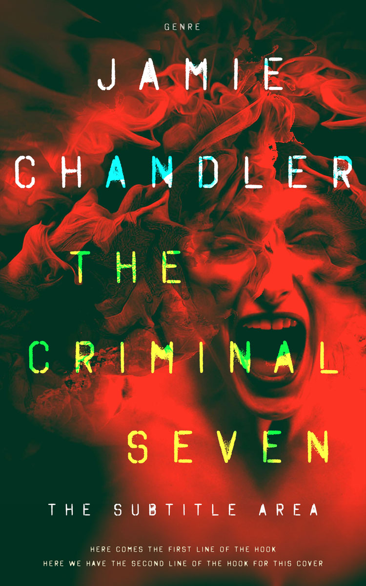 2D view of Punch #31454 - Premade Horror Book Cover