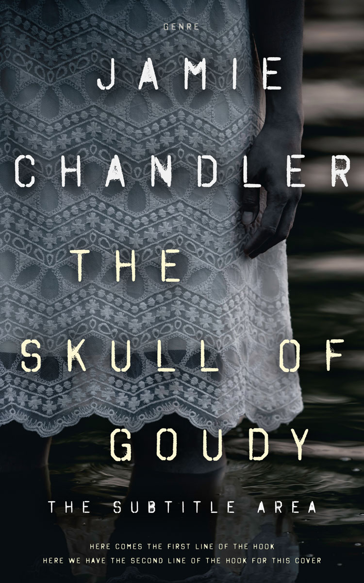 2D view of Premade Horror Book Cover - Outer Space