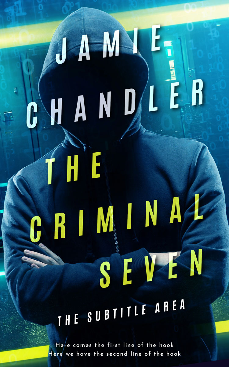 2D view of Deco #31466 - Premade Science Fiction Book Cover