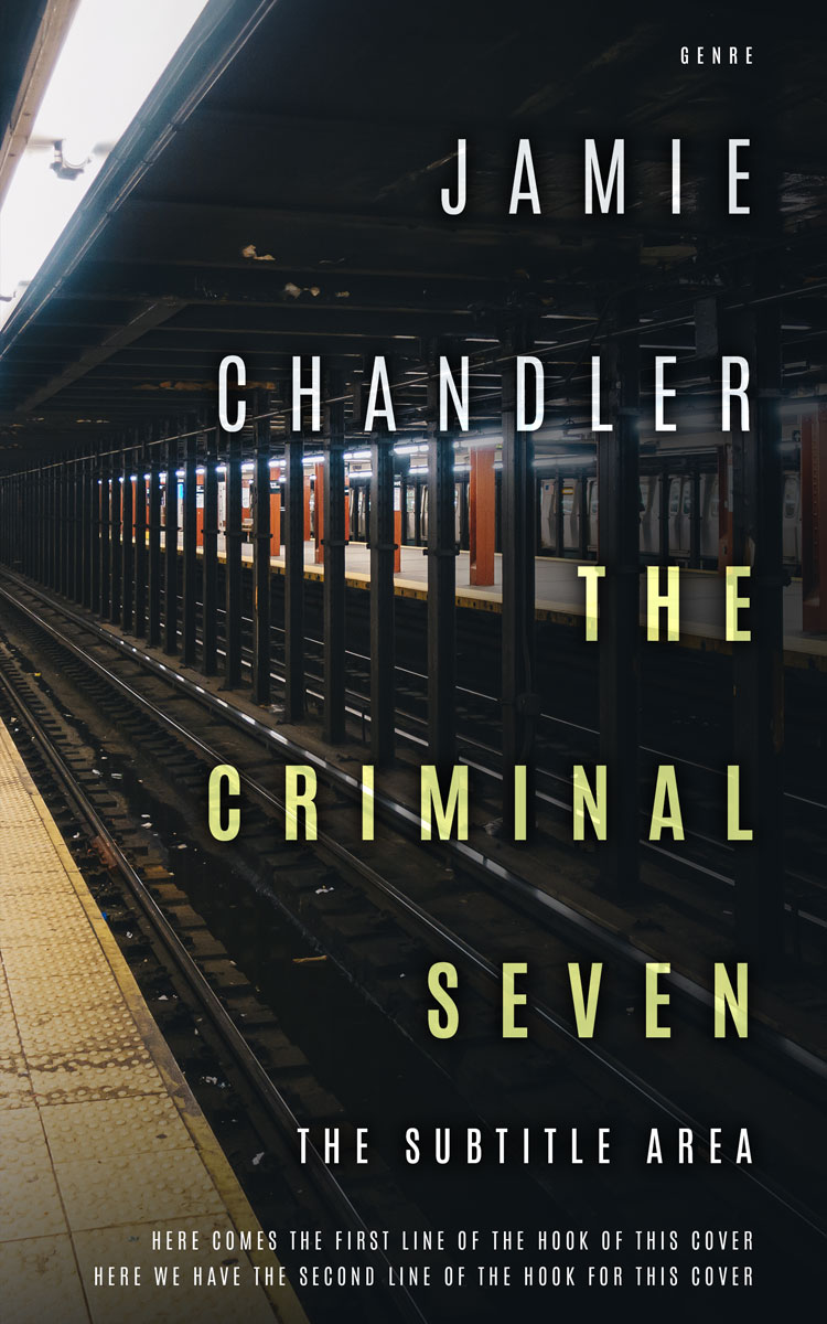 2D view of Premade Mystery & Thriller & Suspense Book Cover - Outer Space