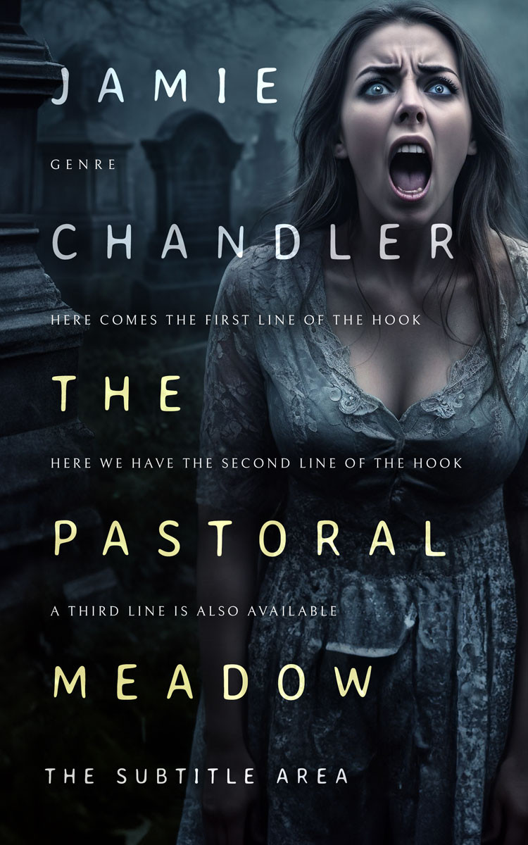 2D view of Mirage #31494 - Premade Horror Book Cover