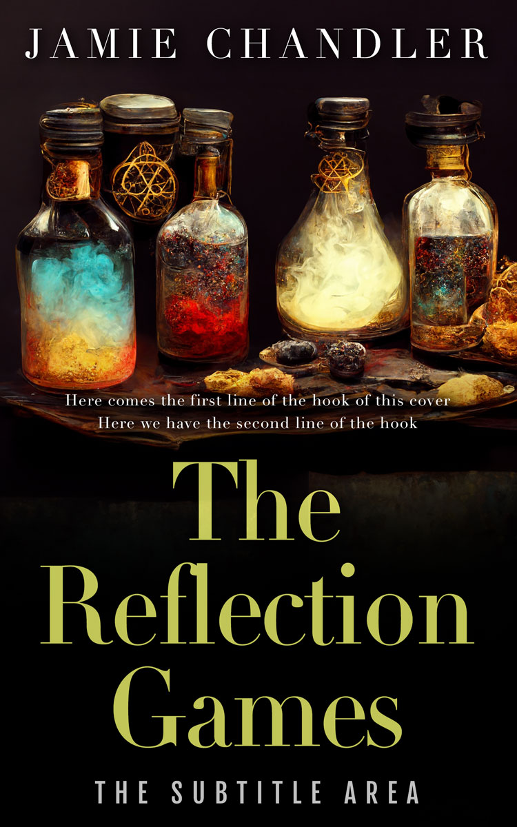 2D view of Laser #31528 - Premade Fantasy Book Cover