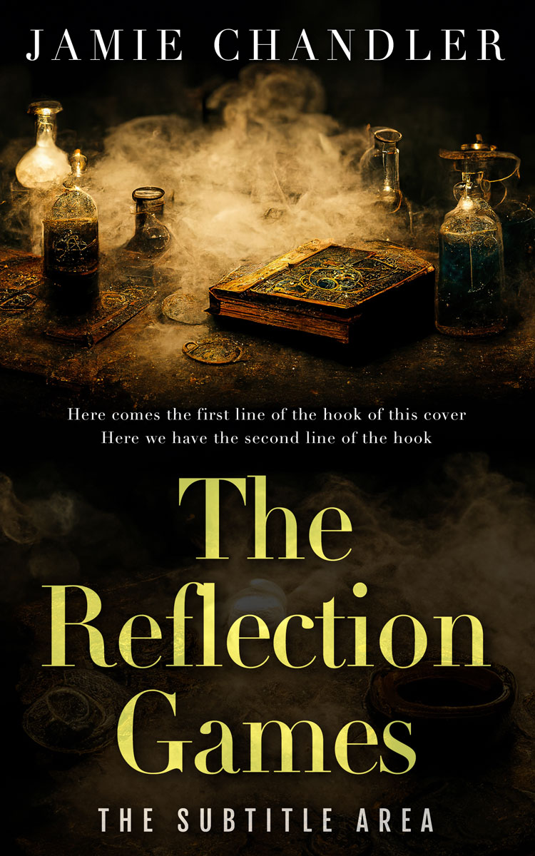 2D view of Premade Fantasy Book Cover - Sundance