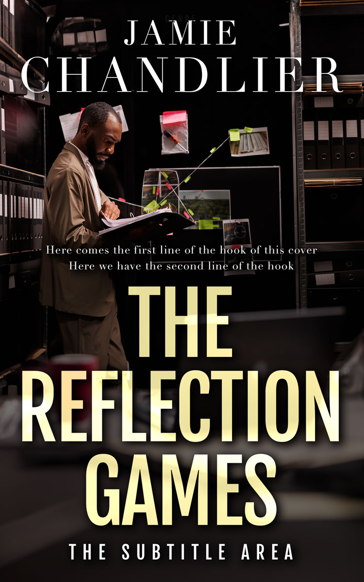 2D view of Hampton #31542 - Premade Mystery & Thriller & Suspense Book Cover