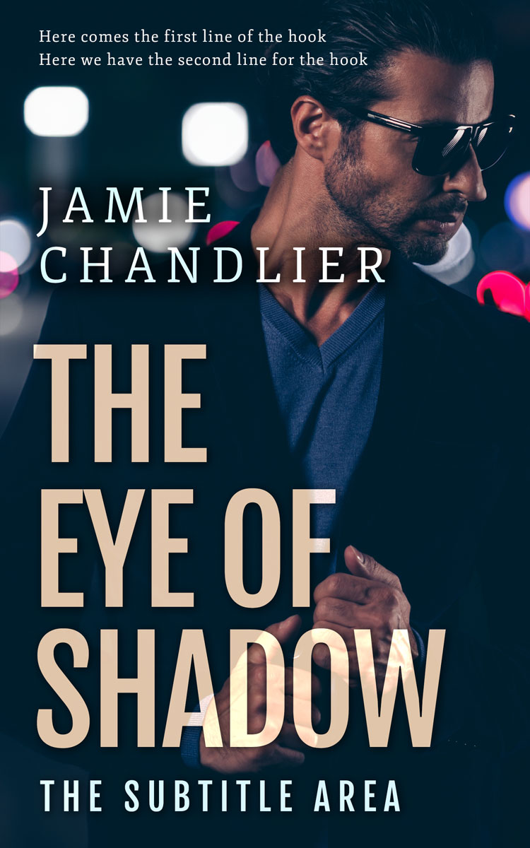 2D view of Premade Mystery & Thriller & Suspense Book Cover - Clam Shell